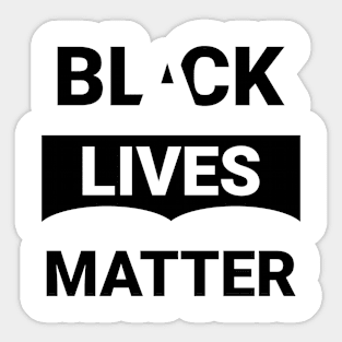 Black lives matter tshirt Sticker